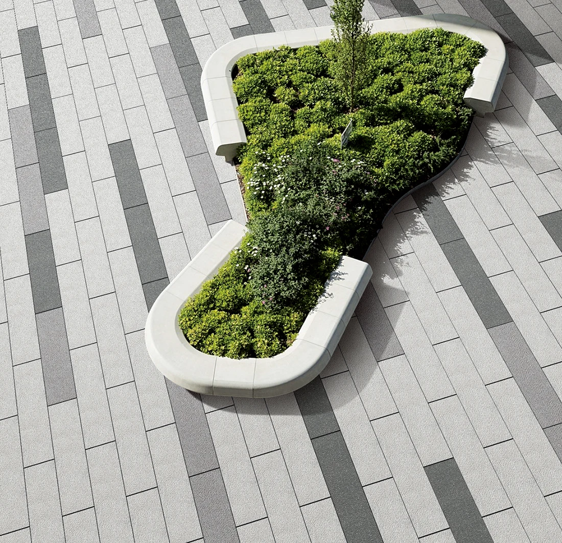 Flamed Outdoor Paving