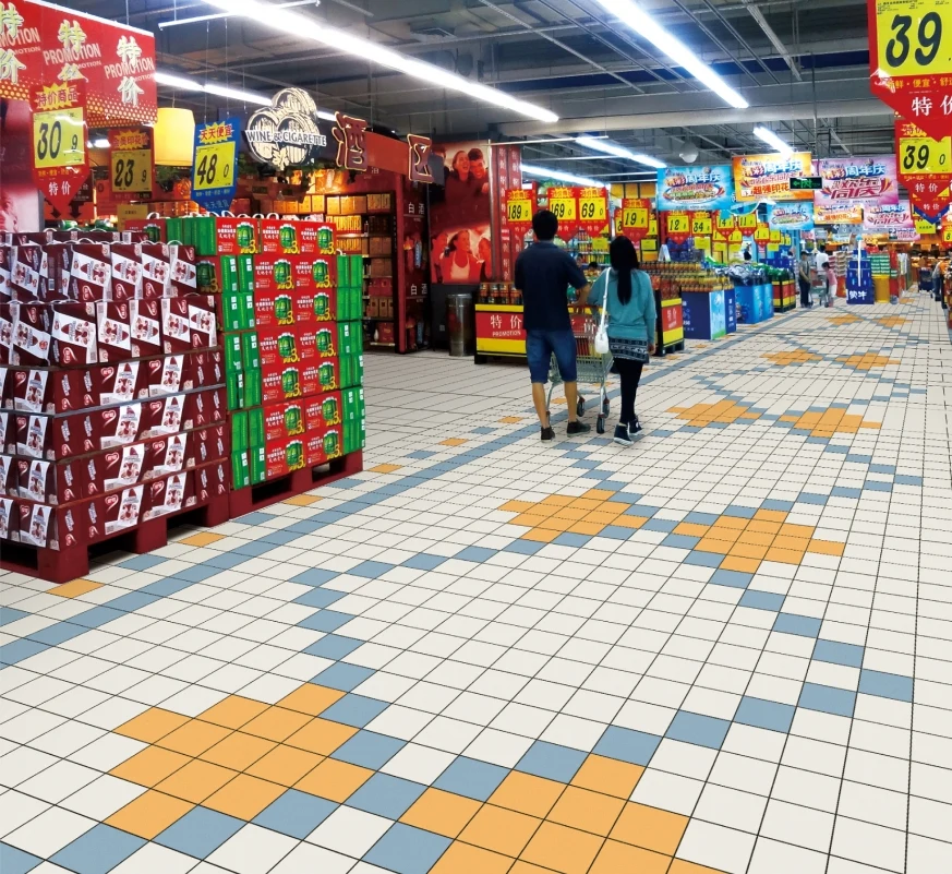 Blue Plaza Tiles
