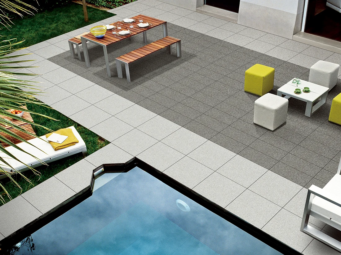 Flamed Outdoor Paving