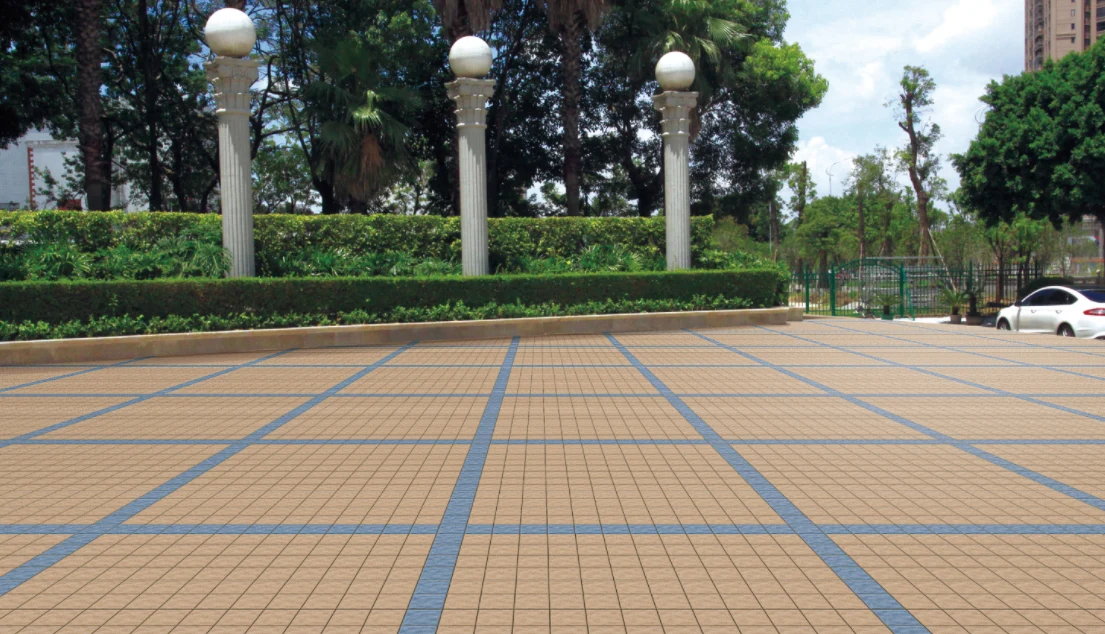 Blue Plaza Tiles